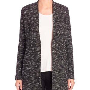 Eileen Fisher Gray Cotton Blend Open Cardigan Size XL